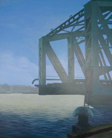 7-acryl-op-linnen-90-x-110cm-titel-oude-spoorbrug-over-de-maas